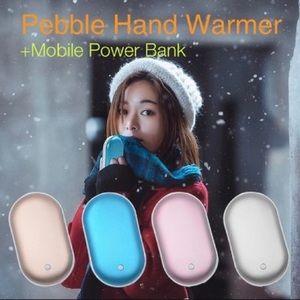 Set of 4 hand warmers rechargeable power bank 5200mAh